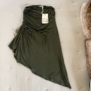 Chelsea & Violet Ruched Asymmetrical Skirt